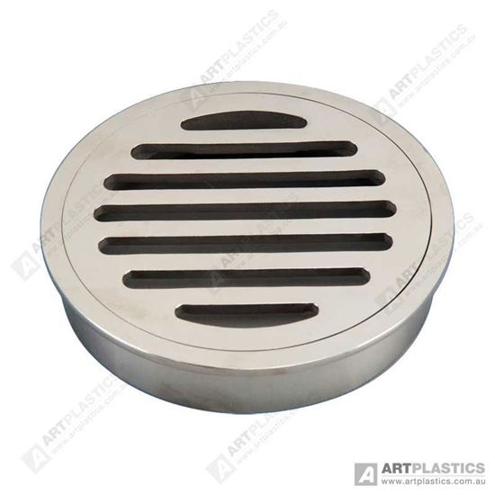 Picture of GRATE ROUND CHROME (SLOTTED 80MM)