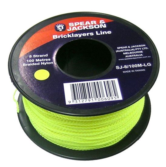 Picture of STRING LINE (12 STRAND FLURO GREEN)